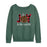 Joy To The World Leopard Ornament - Women's Lightweight French Terry Pullover