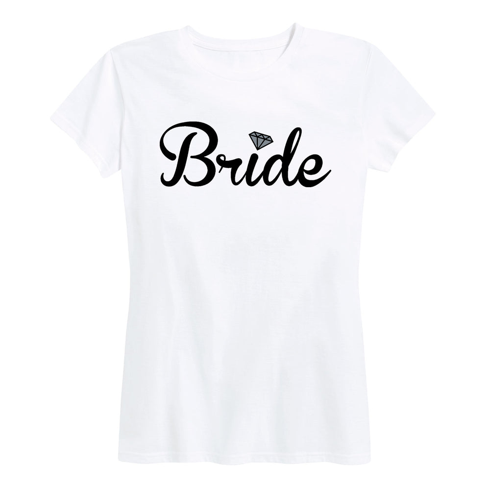 Bride, Diamond  - Women's Short Sleeve Graphic T-Shirt