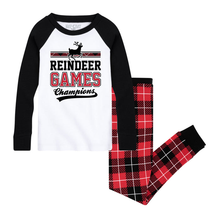 Reindeer Games Champions - Matching Christmas Family Pajama Sets