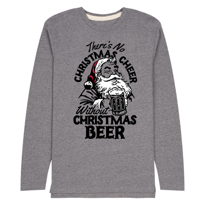 No Christmas Cheer without Christmas Beer - Men's Long Sleeve Jersey T-Shirt