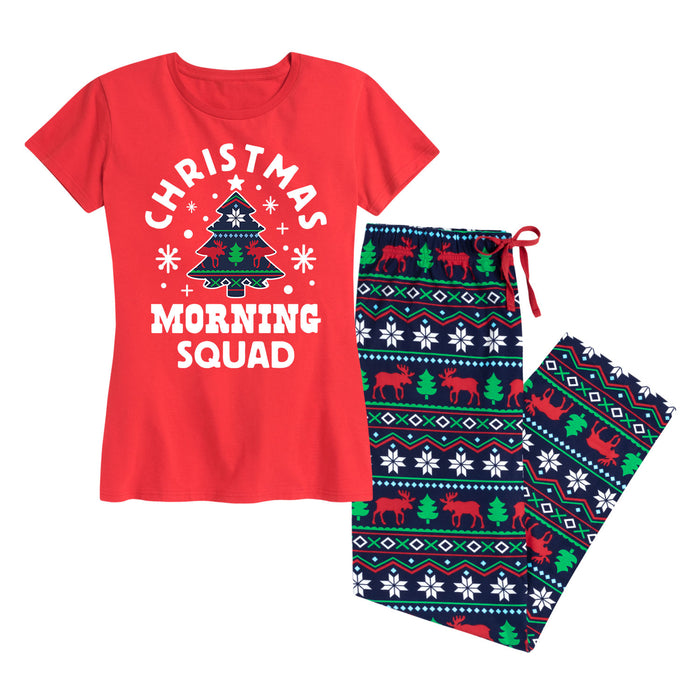 Christmas Morning Squad - Matching Family Christmas Pajama Set