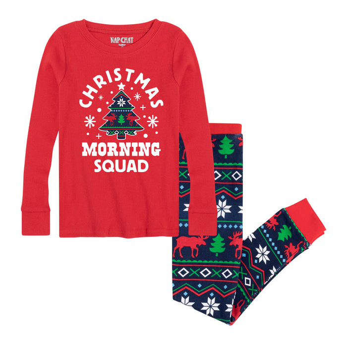 Christmas Morning Squad - Matching Family Christmas Pajama Set