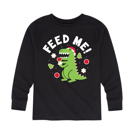 Feed Me - Toddler And Youth Long Sleeve Graphic T-Shirt
