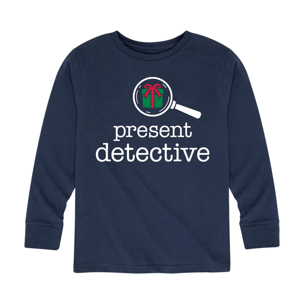 Present Detective - Toddler And Youth Long Sleeve Graphic T-Shirt