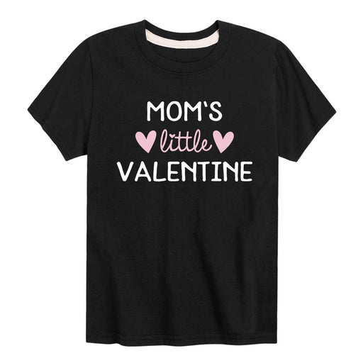 Moms Little Valentine - Toddler and Youth Short Sleeve Graphic T-Shirt