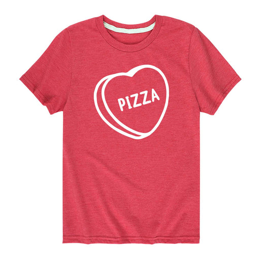 Pizza Candy Heart - Toddler and Youth Short Sleeve Graphic T-Shirt