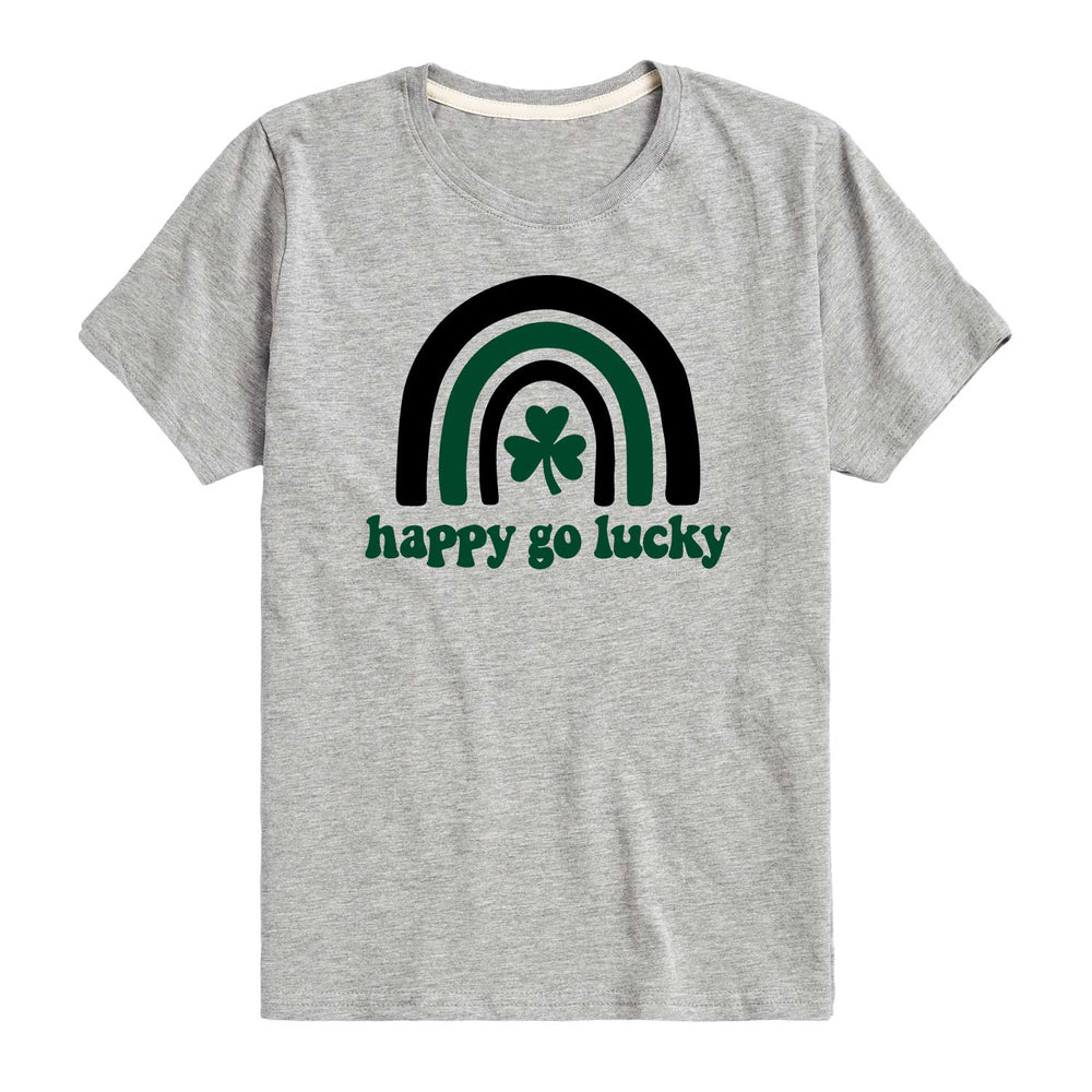 Happy Go Lucky Rainbow - Youth & Toddler Short Sleeve T-Shirt