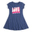 3D Love - Toddler & Youth Fit & Flare Dress