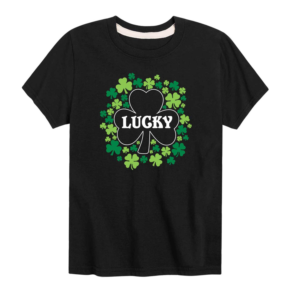 Lucky Shamrocks - Youth & Toddler Short Sleeve T-Shirt