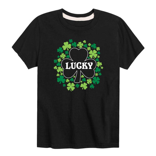Lucky Shamrocks - Youth & Toddler Short Sleeve T-Shirt
