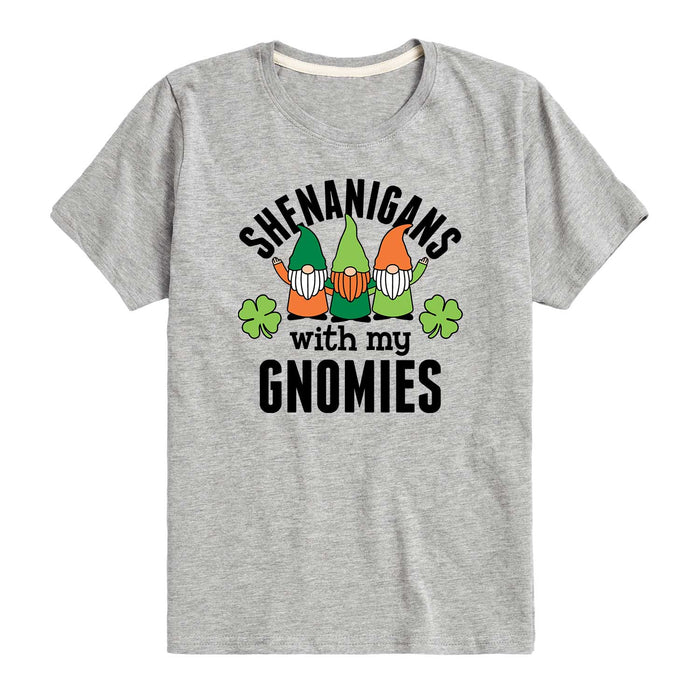 Shenanigans With My Gnomies - Youth & Toddler Short Sleeve T-Shirt