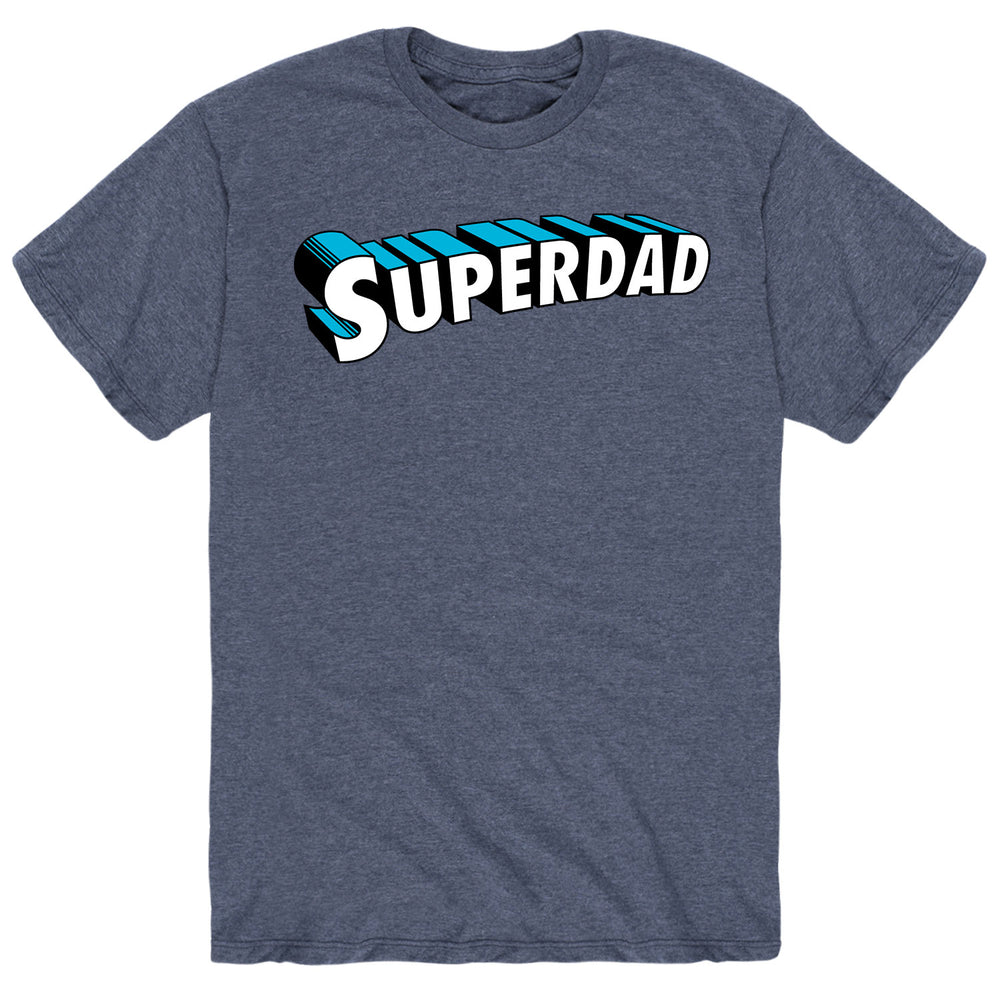 Superdad, Blue White - Men's Short Sleeve T-Shirt