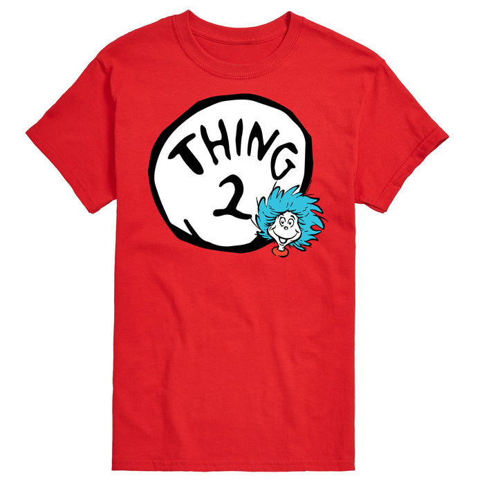 DR SEUSS THING TWO - Men's Short Sleeve Graphic T-Shirt