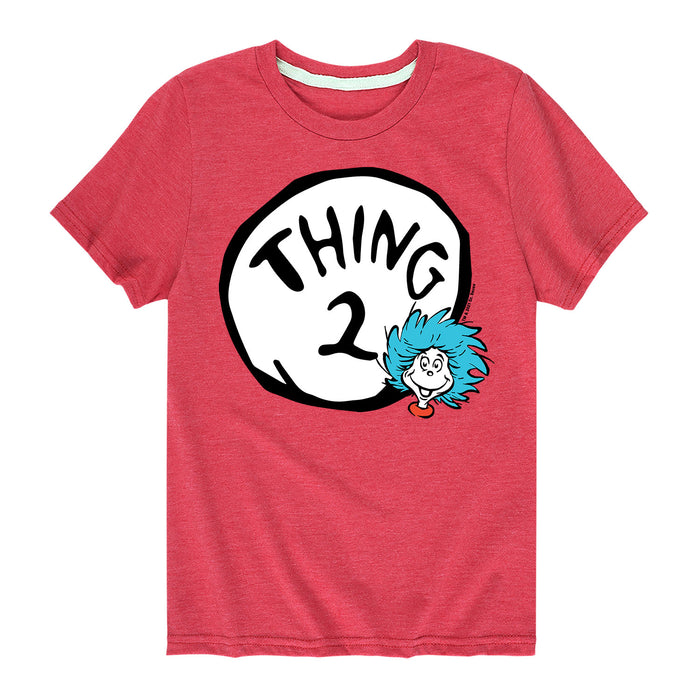 DR SEUSS THING TWO - Youth & Toddler Short Sleeve T-Shirt