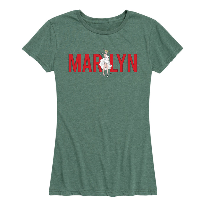Marilyn - Women's Marilyn Monroe Short Sleeve Graphic T-Shirt