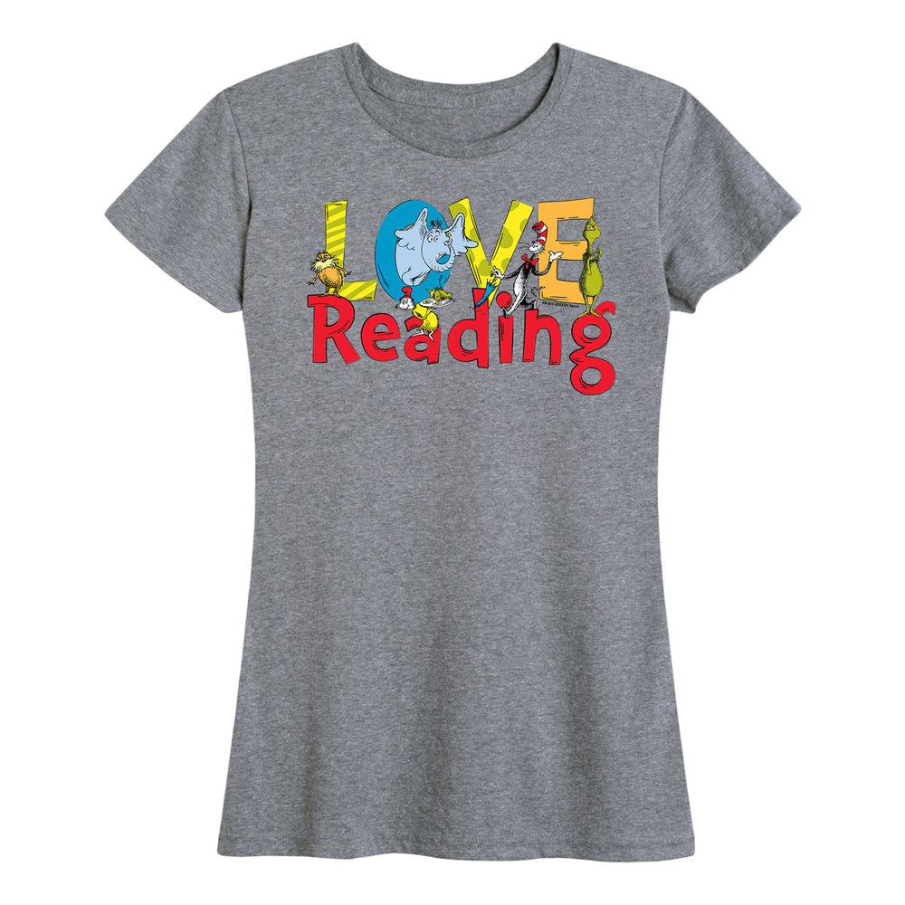 DR SEUSS LOVE READING - Women's Short Sleeve T-Shirt