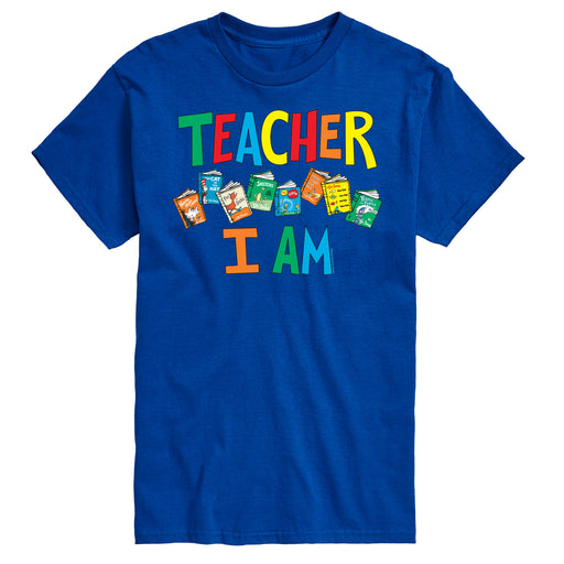 DR SEUSS TEACHER I AM - Men's Short Sleeve Graphic T-Shirt