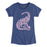 Brontosaurous Floral Fill - Youth & Toddler Girls Short Sleeve T-Shirt