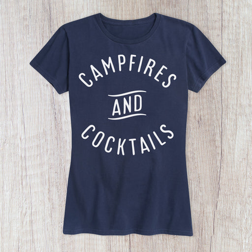 Campfires And Cocktails - Women's Short Sleeve T-Shirt