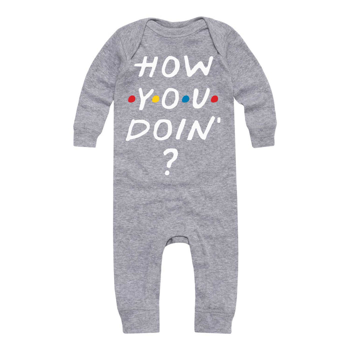 How You Doin - Infant Long Sleeve One Piece