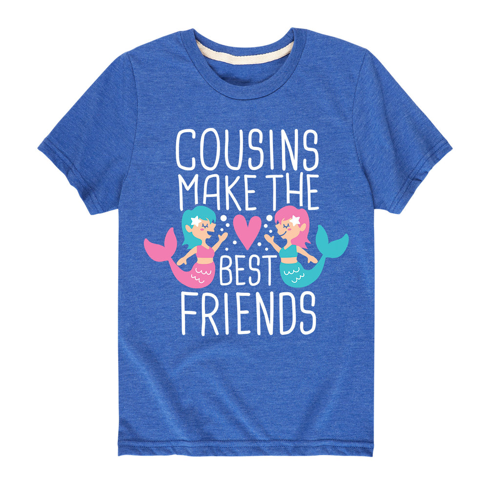 Cousins Best Friends Mermaids - Youth & Toddler Short Sleeve T-Shirt