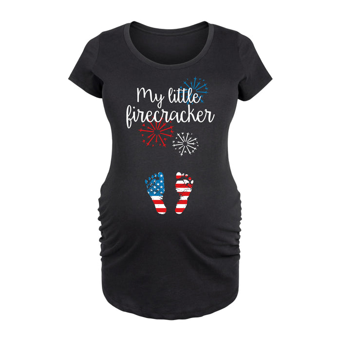 My Little Firecracker - Maternity Short Sleeve T-Shirt