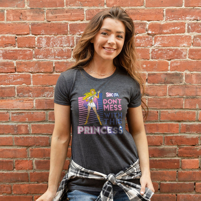 She-Ra Princess Of Power Don't Mess With This Princess - Women's Short Sleeve Graphic T Shirt, He-Man Masters Of The Universe, She-Ra Tee