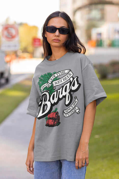 Coca-Cola Barq's Olde Tyme Root Beer Adult Short Sleeve Graphic T Shirts, Officially Licensed Drink Soda Pop Beverage Tee